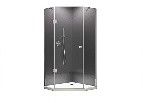 BuyLando.Shop [Typ-Molly] 5-Eck-Duschkabine - Dusche - ESG - Variationen (100x100x195cm)