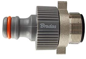 Kitchen tap Adaptor to fit a Indoor tap with a 24mm fine Internal Thread Connects to Universal Click Hose Connector