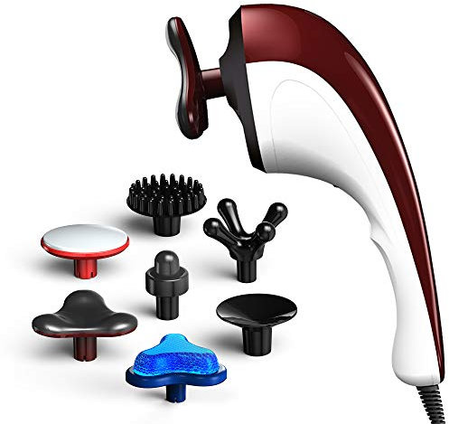 Wahl Masajeador de frío y calor, terapia de frío caliente para aliviar el dolor muscular, fatiga muscular y alivio de molestias, masajeadores de varita, velocidad variable, con cable, alimentación de