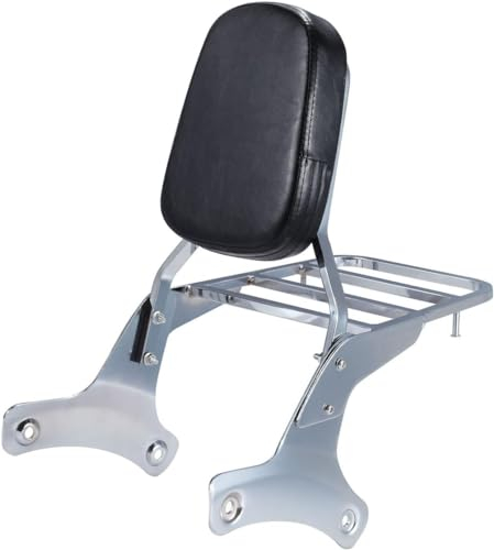 Samger Dossier Sissy Bar Porte-Bagages Fit pour Shadow VT750 C2 RC44 / VT400 1997-2003