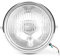 Akozon Luces de Faros Linterna de la Motocicleta Motocicleta Universal Retro Plata Shell Lente Faros Faros Delanteros para GN125