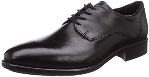 ECCO Homme Citytray Plain Toe Tie, Noir, 44.5/45 EU