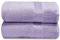 GLAMBURG Baumwolle 2er-Pack übergroße Badetücher 100 x 150 cm, große Badetücher, extrem saugfähig, kompaktes und leichtes Handtuch — Dunkelviolett