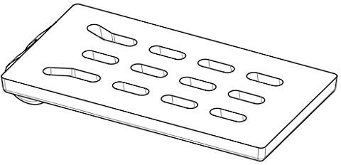 MCZ - 41301601000V - Fond pour brasero en fonte autonettoyante