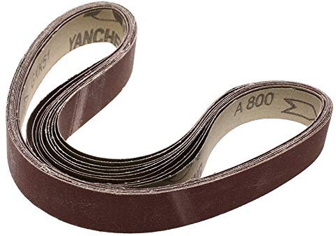 20 pièces 760x40mm bande de ponçage pour le grain de polissage du métal 60 80120180240320600800 1000 ponceuses à bande de tube ceinture de polissage, 20 pièces P400