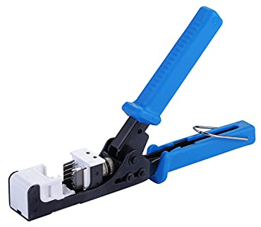 Abschluss-Werkzeug für 45-Grad-RJ45-Keystone-Buchse, Crimpzange für Cat5e-Cat6-Keystone-Buchsen von Tedgetal