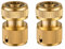 SyiXute 2 Stück Messing Schlauchverbinder,Messing Schnellkupplung 1/2 (13 mm),Gartenschlauch Schnellkupplung für Rohr Verbinden Gartengeräte Schläuche Schlauchkupplung