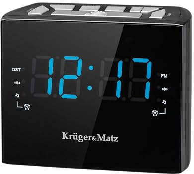 Kruger & Matz KM0812 Radio Clock Digital Black