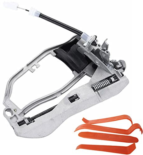 VHEUHZ 4-in-1 Zierleistenkeil Cliplöser + Türgriffträger Türgrifflagerhalterung Vorne links kompatibel mit BMW E53 X5 2000-2006 51218243615
