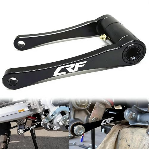 Link di abbassamento posteriore compatibile con CRF 300L e CRF 300L Rally 2021 2022 2023 2024 (nero)