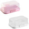 ENGELLAND - 2 beurriers empilables avec couvercle et fermeture à clic, mélange de couleurs colorées, 2, boîte en plastique, cloche à beurre, sans BPA, multi-usages, robustes