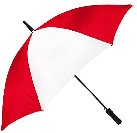 The City Slicker Regenschirm mit automatischer Öffnung, winddicht, lang, klassisch, stark, dick, Fiberglas, wasserdicht, für Regen, robuster Reise-Regenschirm mit Tragetasche für Damen und Herren,