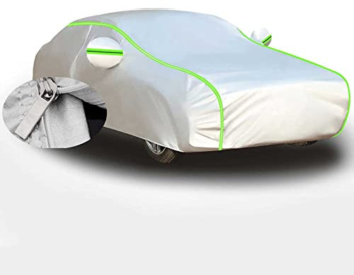 Autoabdeckung Wasserdicht Für VW Transporter T5, Auto Abdeckplane Sommer, Autogarage Abdeckung, Autoabdeckung Atmungsaktiv, Staubdicht Mit UV Schutz Allwetterschutz (Color : D, Size : with Cotton)