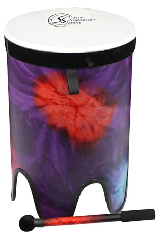 TOCA 16 Sympatico Tom Tom TSSNT-16WP-FDP Finish Woodstock Purple | leichter und strapazierfähiger PVC Korpus, Sympatico Felle, fest vorgestimmt, Fell abnehmbar einzeln bespielbar