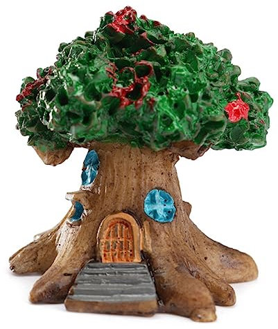 NUOBESTY Miniatur-landschaftsarchitektur Kunstharz Handwerk Ornamente Mini-pflanzgefäß Für Die Inneneinrichtung