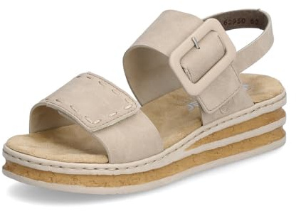 Rieker Damen Keilsandalen 62950, Frauen Sandalen