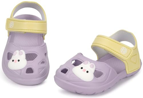 Sandalias para Unisex Niños Niñas Verano Ligero Zapatillas de Playa y Piscina Sandal, Morado, 28/29 EU, Etiquetas 170