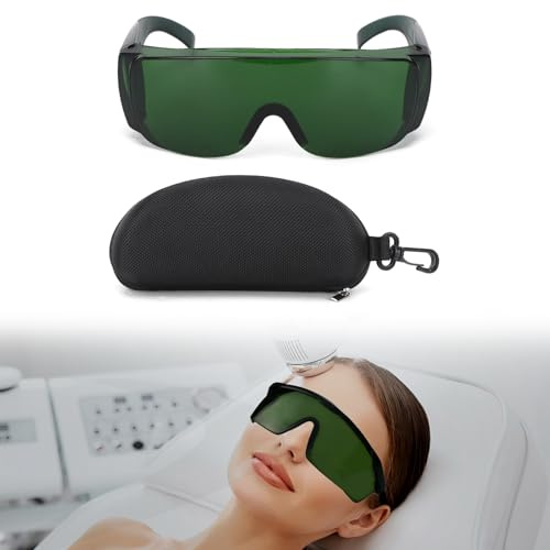 Schutzbrille, IPL 405-1064nm Wellenlänge Laserschutzbrille für Männer Fraue, Laser Schutzbrille für Laserschönheit und kosmetischen Augenschutz Laser Haarentfernung