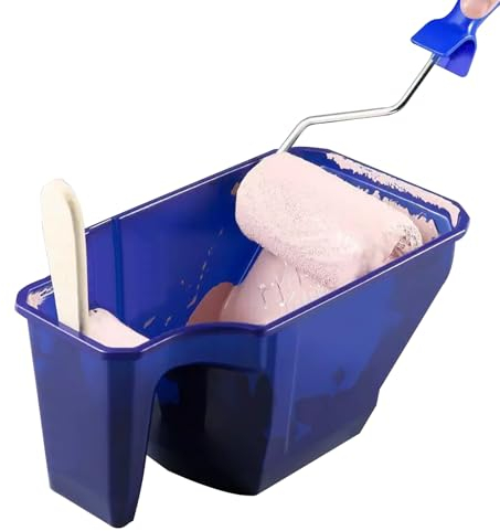 DPFCYBS Vassoio per Vernice Portatile Vassoio A Rullo con Pennello per Pittura al Lattice Strumento Multiuso per La Spazzolatura delle Pareti Contenitore per La Costruzione di Vernici