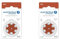 everActive 6 Stück, Hörgerätebatterien, hohe Leistung, Zink-Luft-Batterien, 1 Blisterkarte, 4-jährige Haltbarkeit, braun, Ultrasonic PR41, EVHAB312 (Packung mit 2)