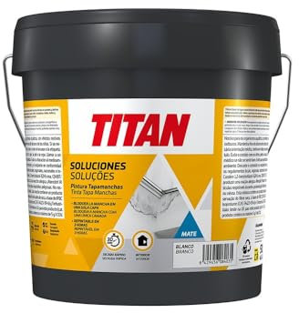 Titan Pintura Tapamanchas Blanco 5 L