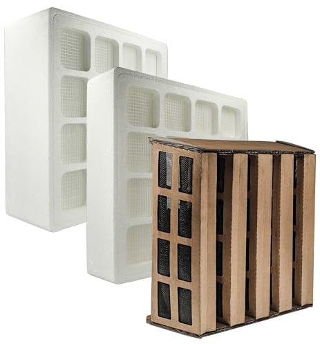 vhbw 3-teiliges Filter-Set kompatibel mit IQAir HealthPro 250 NE Luftreiniger - HEPA-Filter, Vorfilter, Gas- und Geruchsfilter