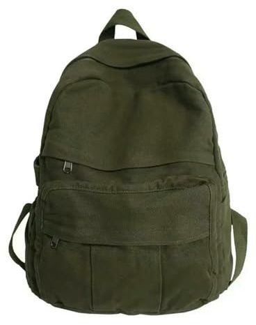 Gyios Rucksack Vintage Leinwand Reise Große Kapazität Schultasche Für Männer Und Frauen Mit Mehreren Taschen-grün