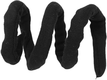 Depisuta Pferdeunterstützung für Dreadlocks. Spiral-Haarbänder. Schwarzes Material, Geeignet für die Meisten Haartypen.