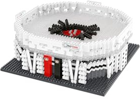 FOCO Offizielles Lizenzprodukt Bayer 04 Leverkusen FC BayArena BRXLZ-Steine 3D-Mini-Fußballstadion BAU-Set