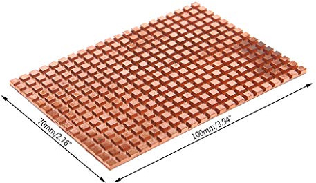 Dissipatore di calore Radiatore Dissipatore di Calore Passivo Pad di Raffreddamento per 2.5 Computer Hard Drive 100x70mm Rame Puro Ventola CPU Del Computer Dissipatore di Calore Dissipatore di Calore