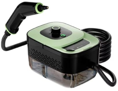 GZCHENHAO Dampfreiniger Handgerät mit 18-Teiligem Zubehör, 2500W & 9s Turbo-Dampf mit 5 BAR Druck