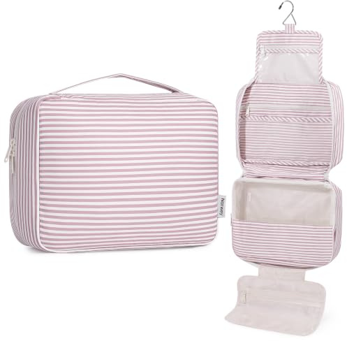 Narwey Groß Kulturtasche Damen Kulturbeutel zum Aufhängen Waschtasche | Kosmetiktasche Mädchen mit Verschiedene Fächer zur Übersichtlichen Organisation, Praktisch, Kompakt, Geschenke für Frauen