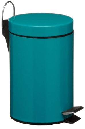 Pedal Bin 3Ltr Turquoise Bucket Made Of Stainless Steel With Pedal