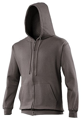Awdis Zoodie Men's Hooded Sweatshirt, Steel Grey, L