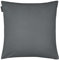 LINUM Annabell Elegant Kissenhülle 50x50 cm, 100% Baumwolle, Maschinenwaschbar, Granitgrau