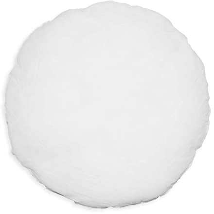 Haus und Deko Polyester Füllkissen Kissenfüllung weiß Dekokissen Sofakissen Kopfkissen rund Kissen ca. 50 cm Ø