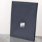 Yellowshop Piatto Doccia Rettangolare in Marmoresina, Finitura Ardesia, Antracite, 70 x 100 cm