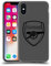 Head Case Designs Officially Licensed Arsenal FC Black Logo Crest 2 Soft Gel Case Compatible With Apple iPhone X/iPhone XS