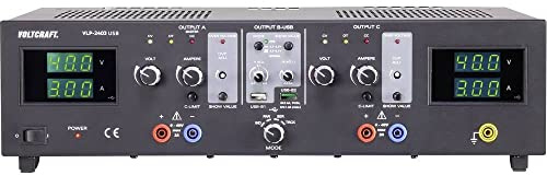 VOLTCRAFT VLP-2403 USB Labornetzgerät, einstellbar 0-40 V 0.01-3 A 273 W OVP Anzahl Ausgänge 4 x