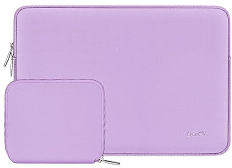 MOSISO Laptop Case 13 inch, 13 inch Laptop Sleeve Bag Compatible with MacBook Air M4 M3 M2 M1 2025-2018 / Pro 13 M2 M1 2025-2016, Neoprene Computer Sleeve Bag with Small Case, Purple