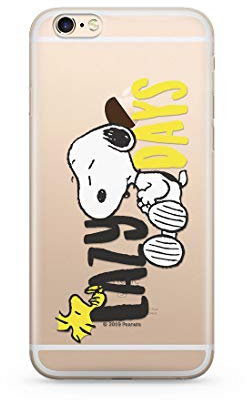 Original und Offiziell lizenziertes Snoopy Handyhülle für iPhone 6 PLUS, Case, Hülle, Cover aus Kunststoff TPU-Silikon, schützt vor Stößen und Kratzern