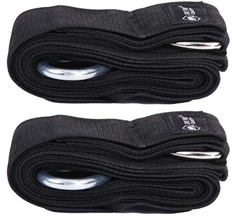 BESPORTBLE 2 Pcs Swing Rope hammock strap replacement Swing Hanging rope hammocks Carabiner hammock straps tree Hugger rope hammock Connector Strap hammock Suspension straps heavy nylon rope