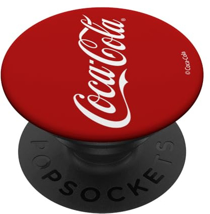 Coca-Cola 2007 Logo Rot und Weiß PopSockets mit austauschbarem PopGrip