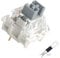 Gateron MX Pro Switch Selbstschmierende Doppelfeder mit professionellem 2-in-1-Tastatur-Tastenkappenabzieher, geeignet für mechanische Tastaturen, SMD-3-Pin-Silberschalter (70 Stück)