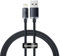 Baseus Crystal Shine Fast Charging 2.4A Lightning Kabel 1.2m-Schwarz