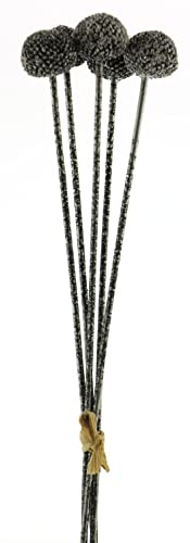 artplants.de Künstlicher Bund Zierlauch ANSHUO, Silber, 60 cm | Kunstblumen Strauß