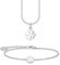 THOMAS SABO Sabo Damen Schmuck Set Halskette Armband 925 Sterlingsilber SET0615-001-21