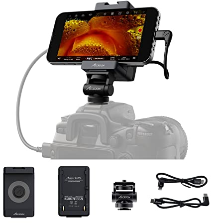 ACCSOON SeeMo HDMI Capture Card Monitor Converter für IOS-Geräte 1080P Videoadapter für iPhone iPad Überwachung von Streaming-Videos Echtzeit-Streaming-Aufnahme-Schwarz