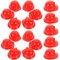 Mipcase 20 Stück Haustier-Schutzhelm Feuerwehr: Feuerwehr Hut Kinder Mini-Bau-Hüte Aus Kunststoff Helm Feuerwehr Feuerwehrhelm Rot Mini-Bau-Puppen-Hüte Haustier-Helm