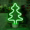 Lampada noce di Albero di Natale, Lampada Led Effetto Neon - Insegna al neon LED alimentata a batteria o USB - Insegne luminose per camera da letto per Natale, feste